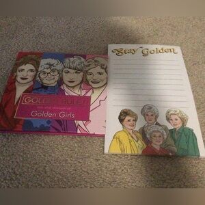 BUNDLE OF “2” Golden Rules: Wit & Wisdom  & STAY GOLDEN NOTEPAD—NEW WITH TAGS